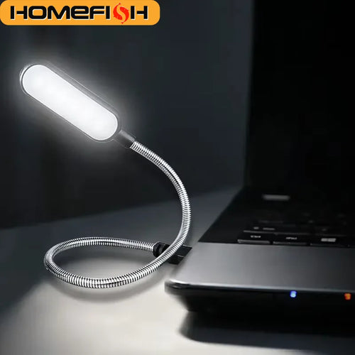 1PC Mini USB LED Light Book Light Flexible Reading Lamp Portable Night Light for Power Bank Laptop Notebook PC Computer