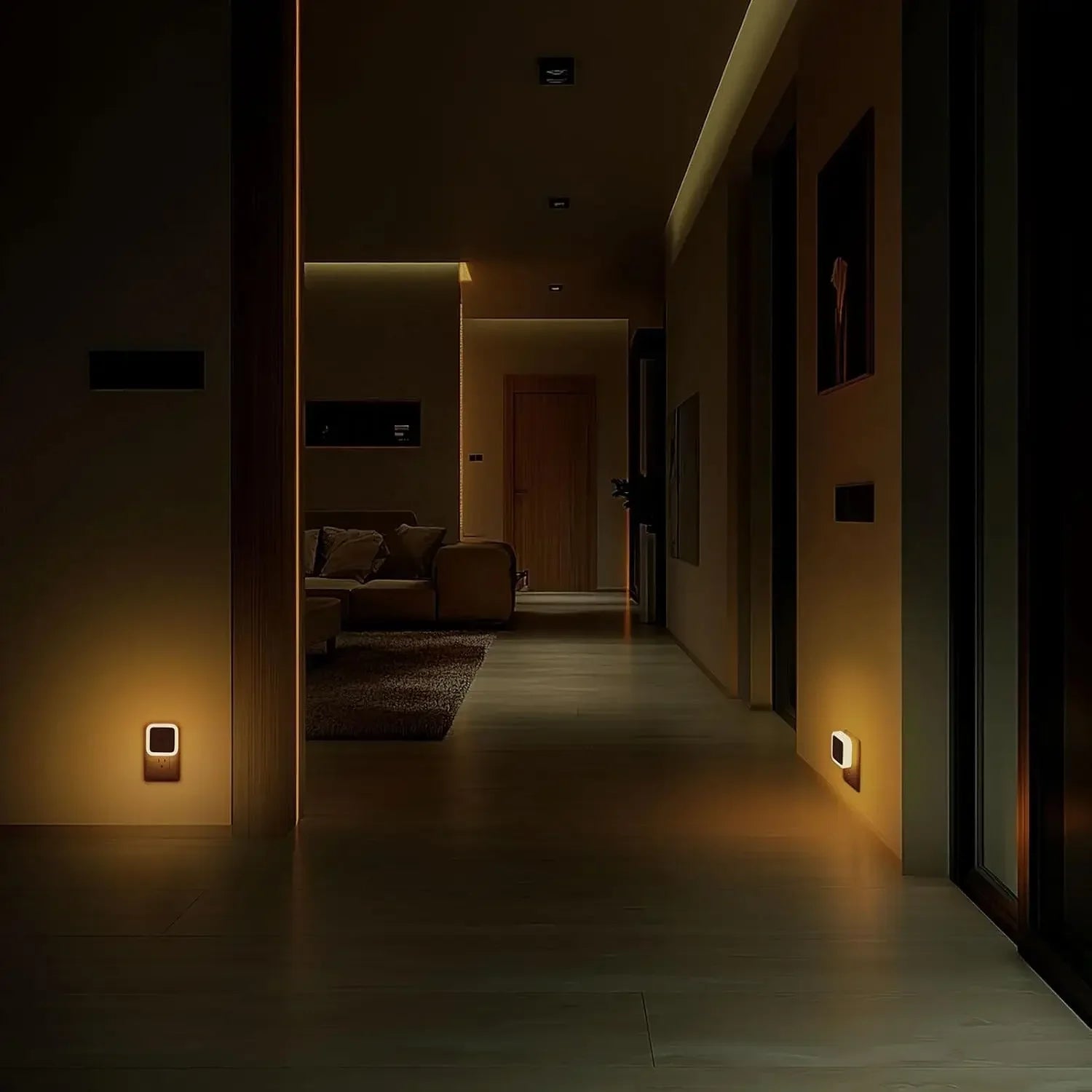 1-8Pcs Night Light,Night Lights Plug into Wall,Nightlight Night Light for Adults,Plug in Night Lights,Bathroom Bedroom Soft Whit