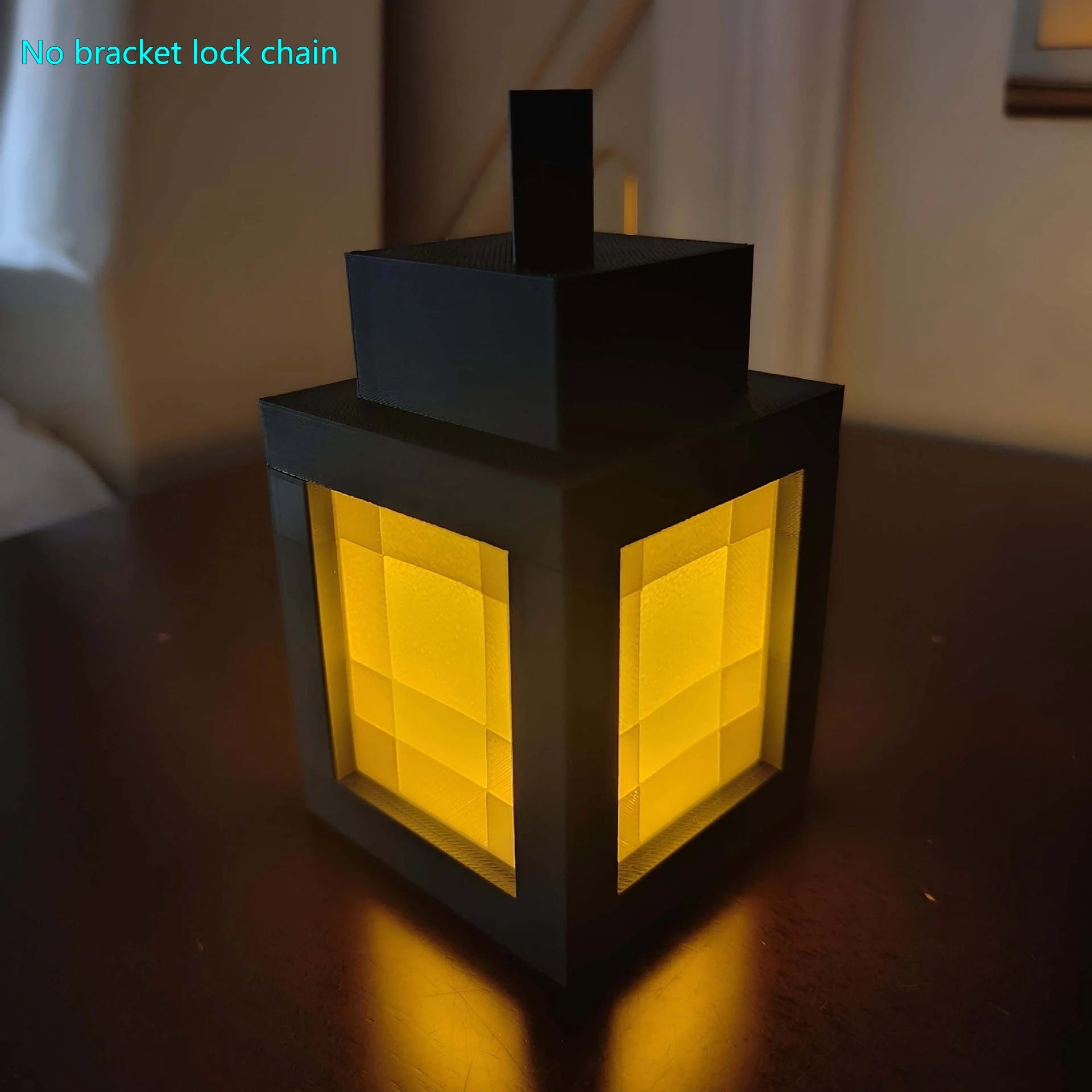 Type-C Rechargeable Mine Brownstone Torch Lamp Gaming Themed Multi-Color LED Night Light Desktop Wall Mount Remote Control Gift