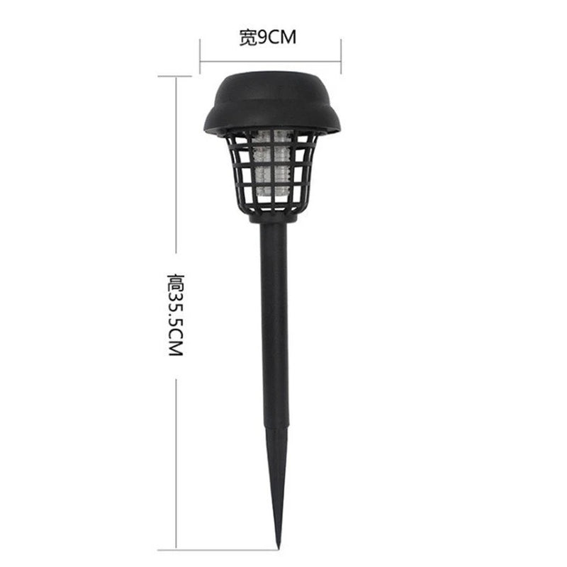 1/2/4Pcs Solar Bug Zapper Waterproof Mosquito Zapper, Lighting Mosquito Repellent Lamp for Indoor Outdoor Use Garden Patio