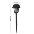 1/2/4Pcs Solar Bug Zapper Waterproof Mosquito Zapper, Lighting Mosquito Repellent Lamp for Indoor Outdoor Use Garden Patio