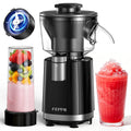 FEPPO Snow Cone Machine & Smoothie Blender 2 in 1, 700W Powerful Shaved Ice Machine Slushine Machine, Healthy Frozen Drink Maker with Stainless Steel Blade & Smoothie Recipe, for Home Kitchen Party Summerwins